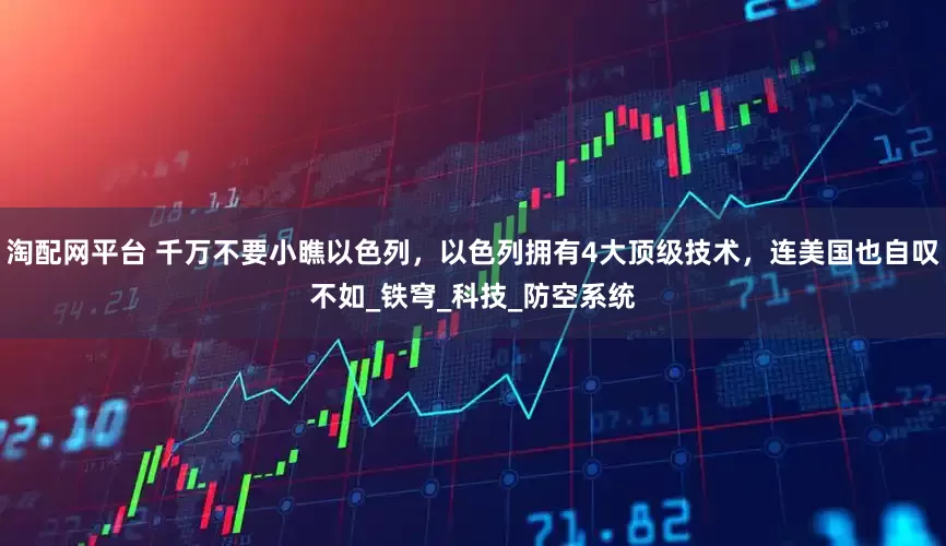 淘配网平台 千万不要小瞧以色列，以色列拥有4大顶级技术，连美国也自叹不如_铁穹_科技_防空系统